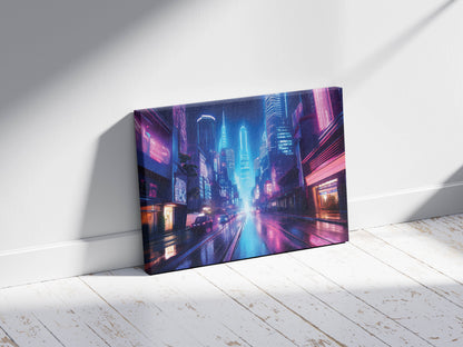 Electric Skyline – Modern City Decor