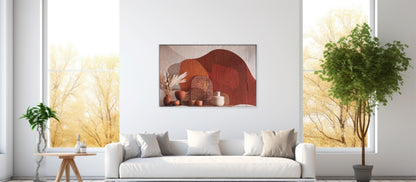Soft Horizon – Boho Minimalist Canvas