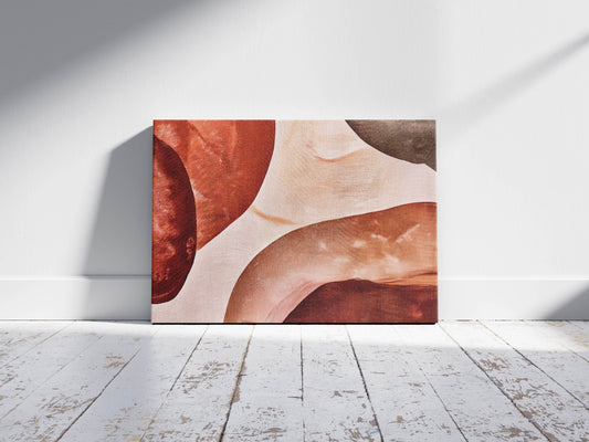 Earth & Flow – Boho Neutral Shapes Art