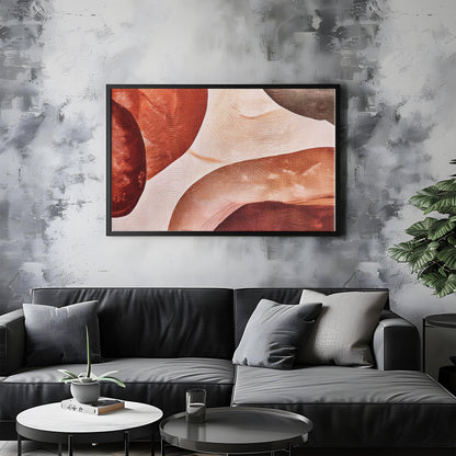 Earth & Flow – Boho Neutral Shapes Art