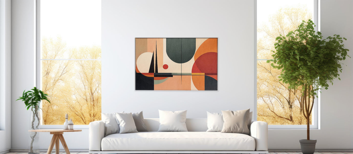 Desert Palette – Earth Tone Abstract Wall Art