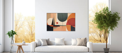 Desert Palette – Earth Tone Abstract Wall Art