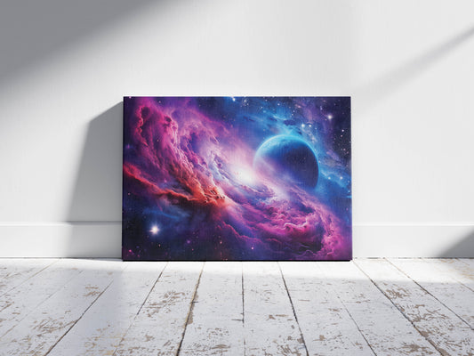 Infinite Burst – The Heart of Space: Cosmic Nebula Art - Galaxy Space Scene