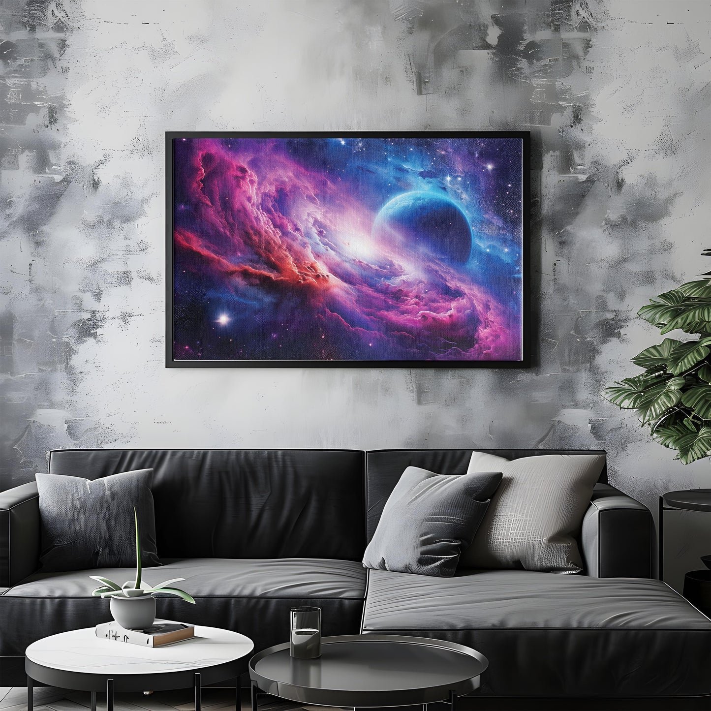 Infinite Burst – The Heart of Space: Cosmic Nebula Art - Galaxy Space Scene
