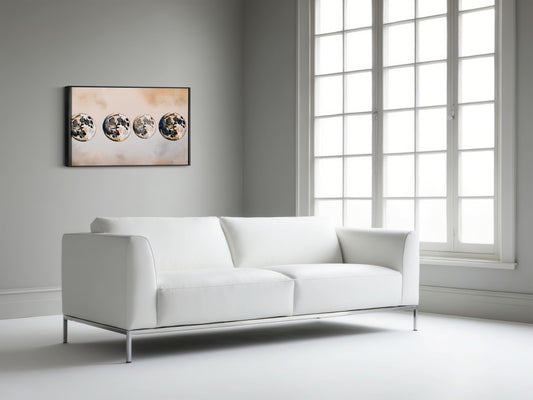 Moon Cycle – Celestial Minimalist Print