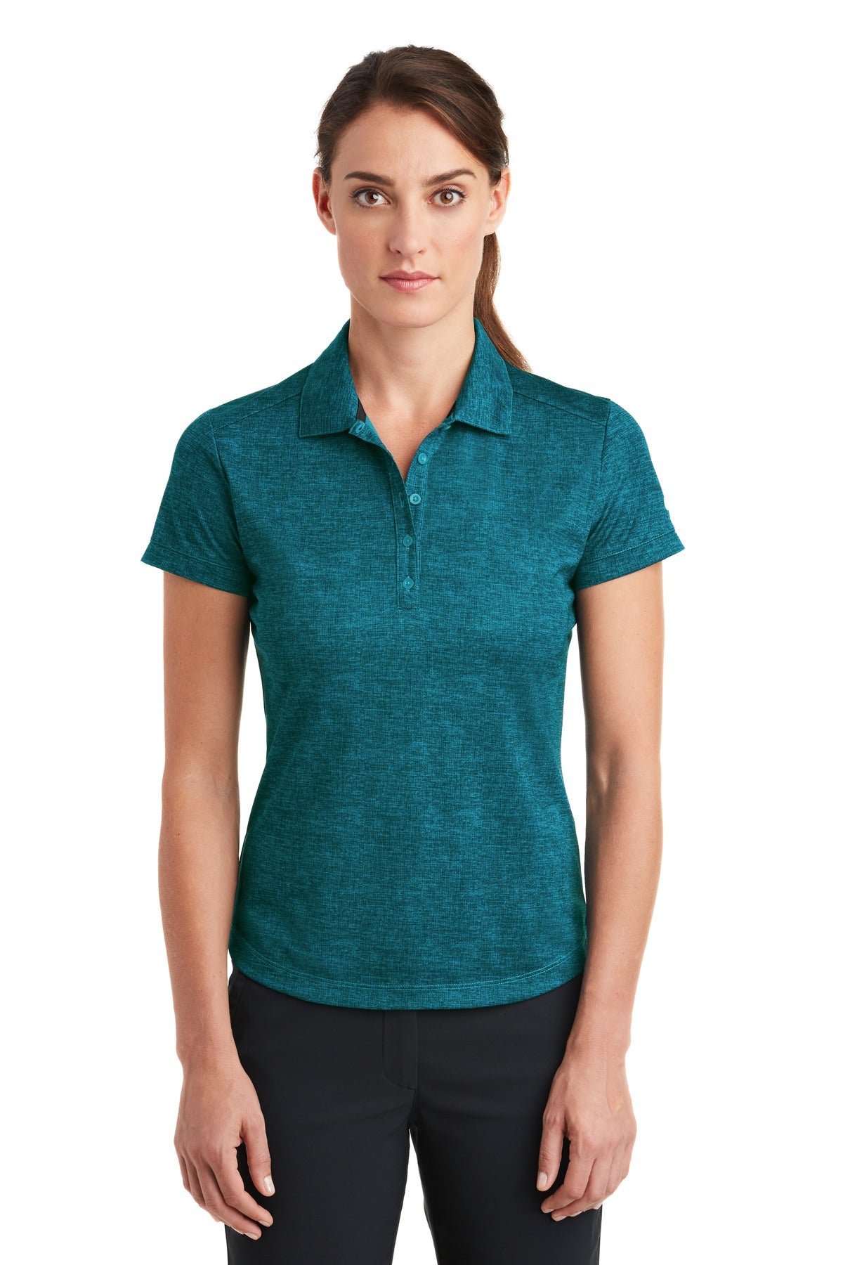 Nike Ladies Dri-FIT Crosshatch Polo. 838961