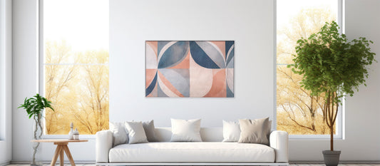 Nordic Softness – Scandinavian Geometric Wall Art