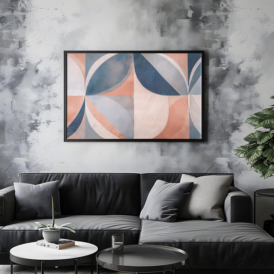Nordic Softness – Scandinavian Geometric Wall Art
