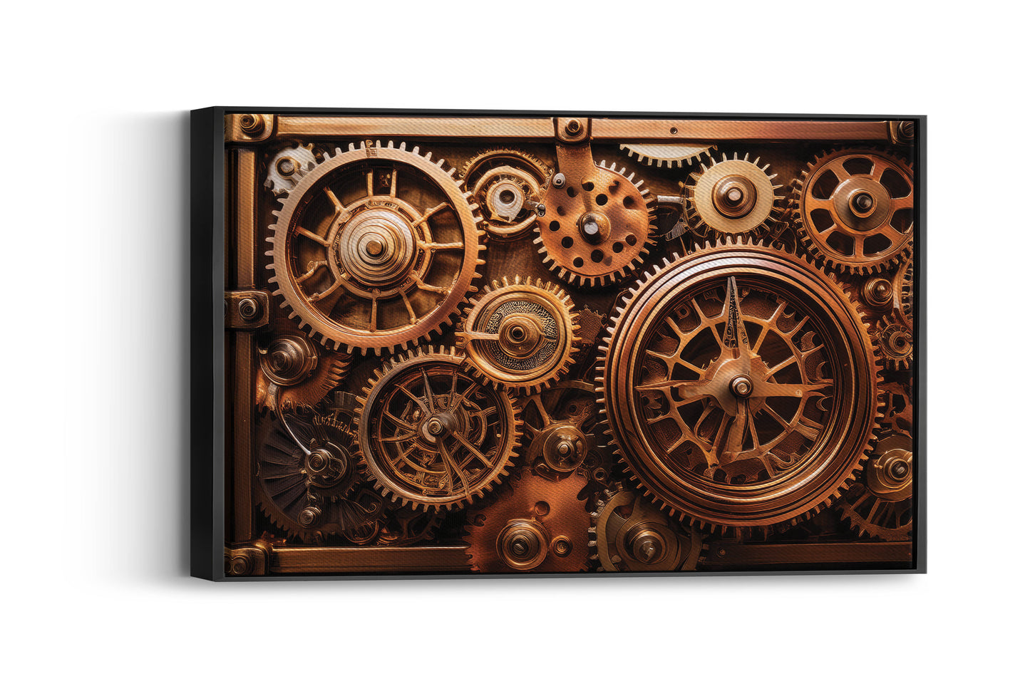 ChronoGears – Victorian Precision: Steampunk Gear Art - Victorian Industrial Decor