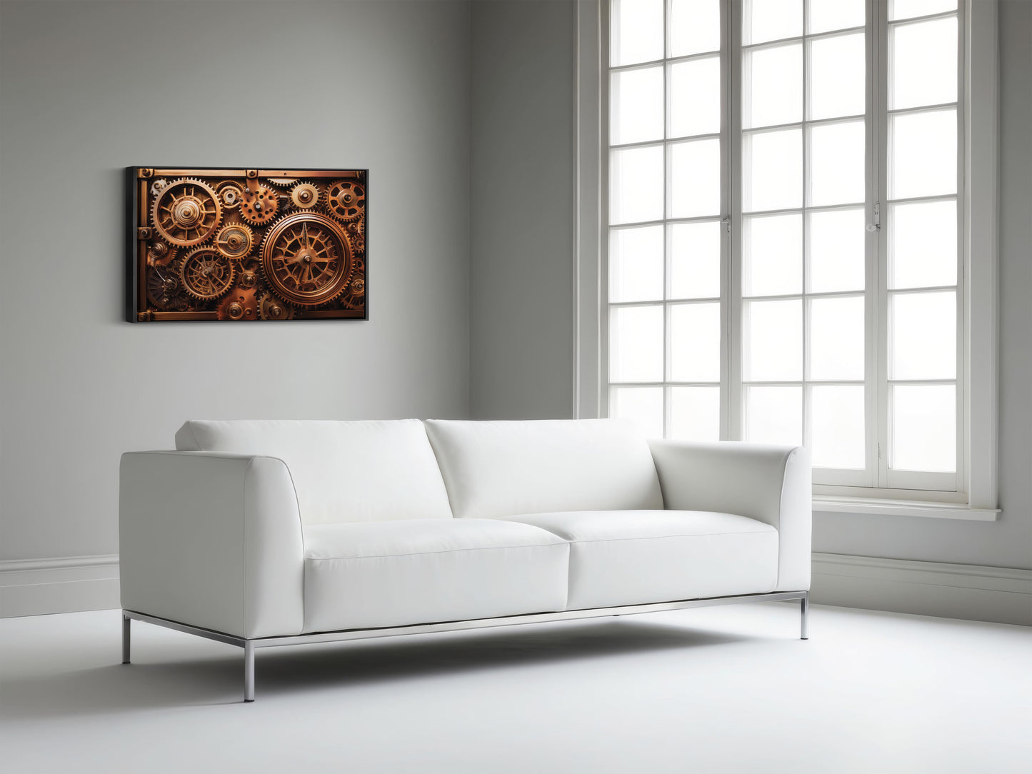 ChronoGears – Victorian Precision: Steampunk Gear Art - Victorian Industrial Decor