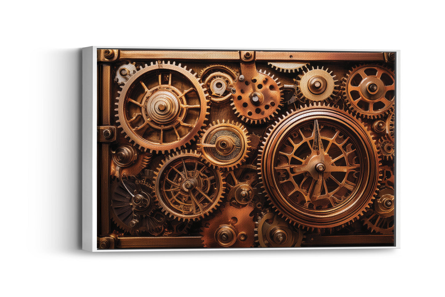 ChronoGears – Victorian Precision: Steampunk Gear Art - Victorian Industrial Decor