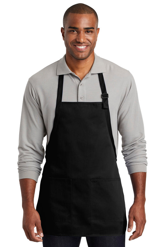 Port Authority Medium-Length Two-Pocket Bib Apron. A601