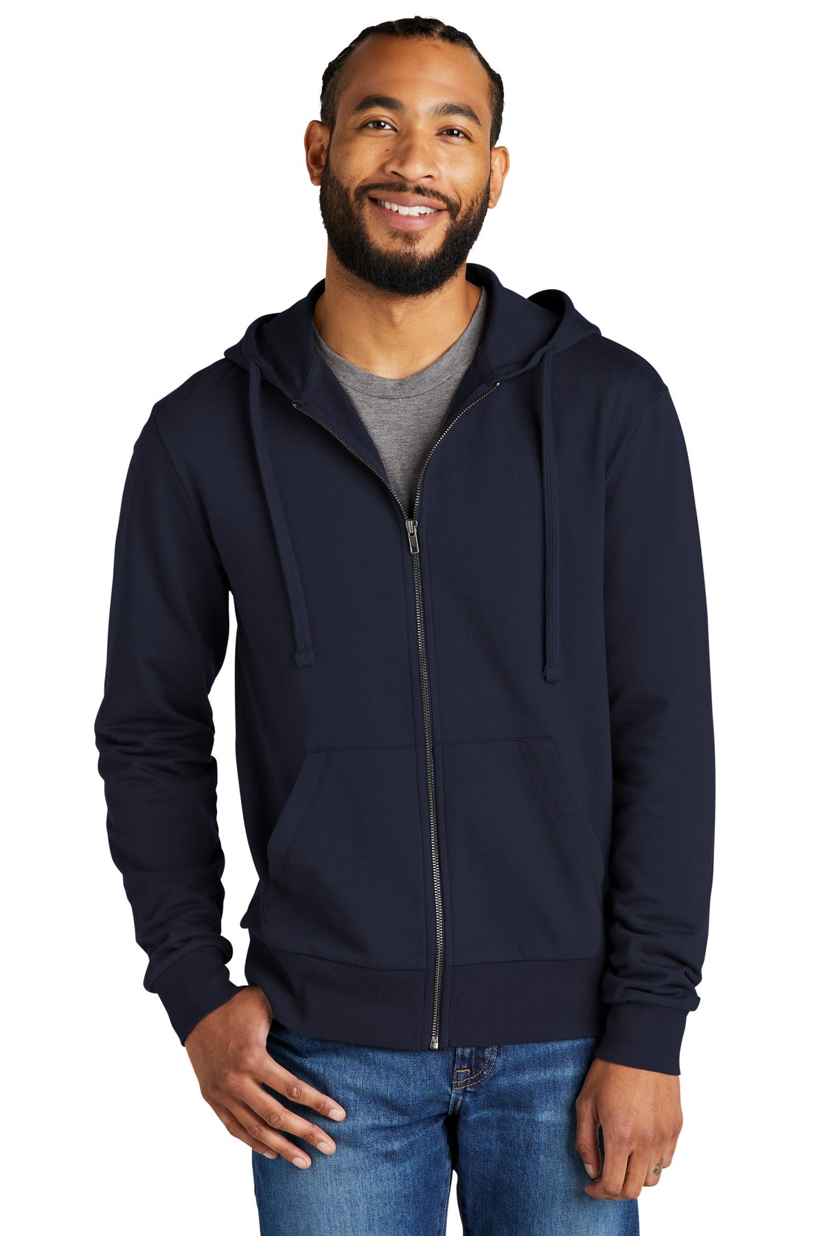 Allmade Unisex Organic French Terry Full-Zip Hoodie AL4002