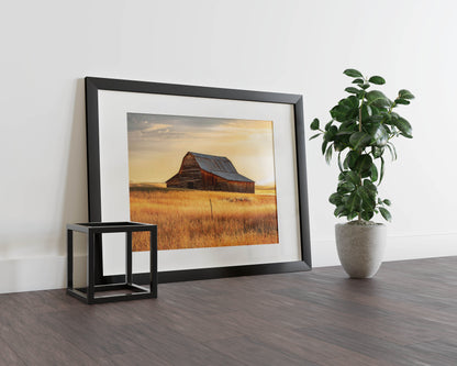Rustic Sunset Barnscape