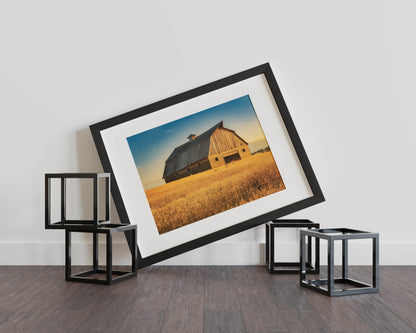 Rustic Sunset Hideaway – A Timeless Escape for Your Walls