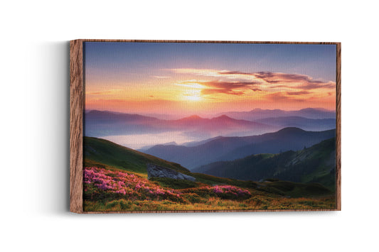 Mountain Sunrise Sojourn – Capturing Nature’s Serenity in Stunning Detail