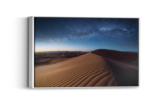 Desert Stars – A Celestial Night Over Endless Dunes