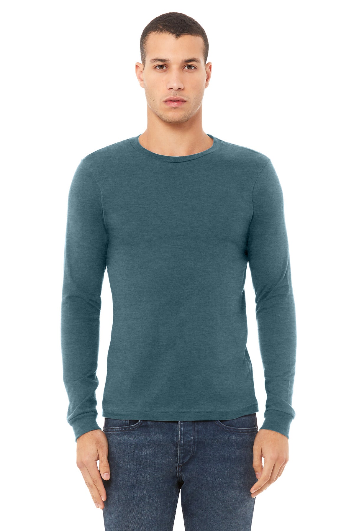 BELLA+CANVAS Unisex Heather CVC Long Sleeve Tee BC3501CVC