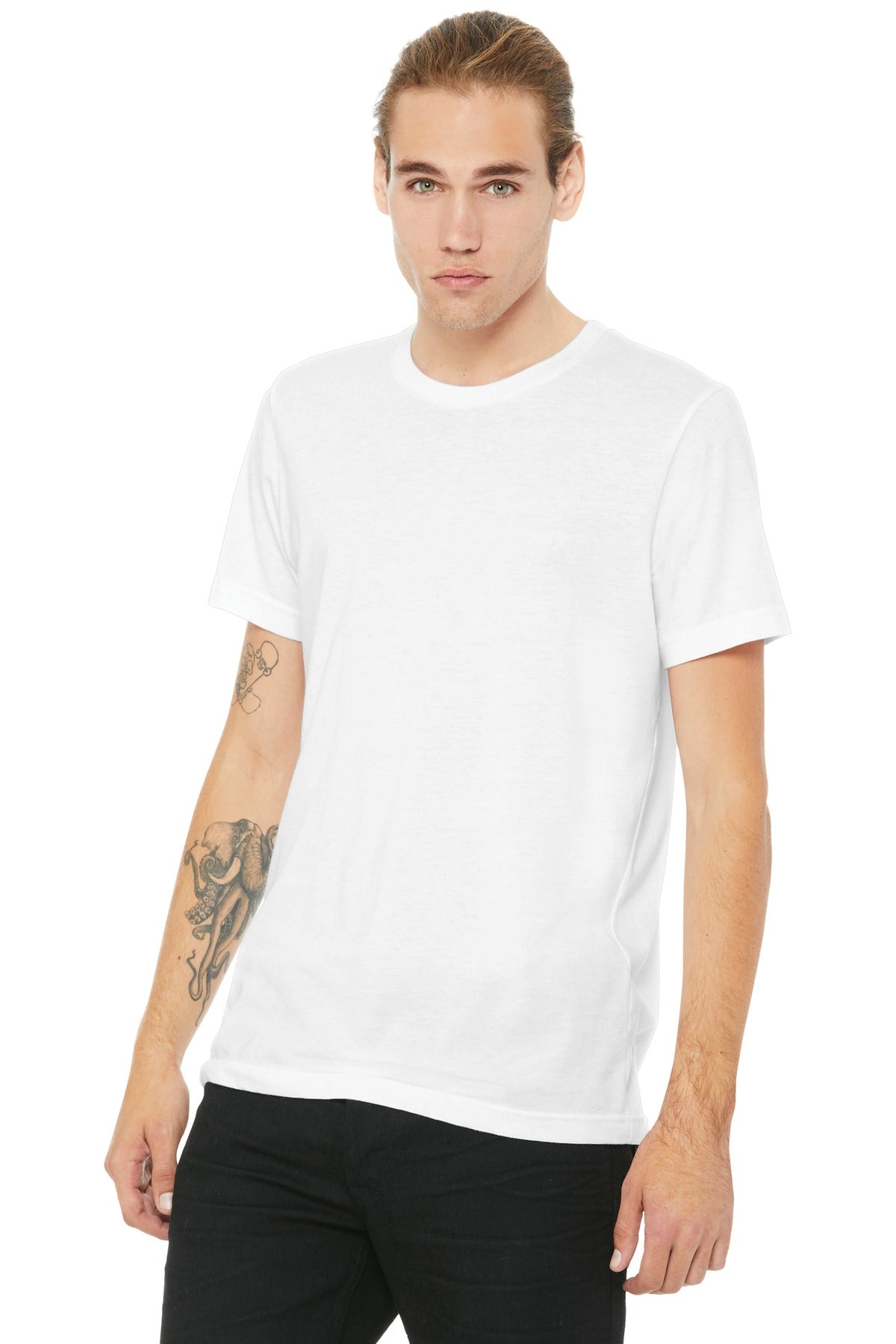 BELLA+CANVAS Unisex Poly-Cotton Short Sleeve Tee. BC3650