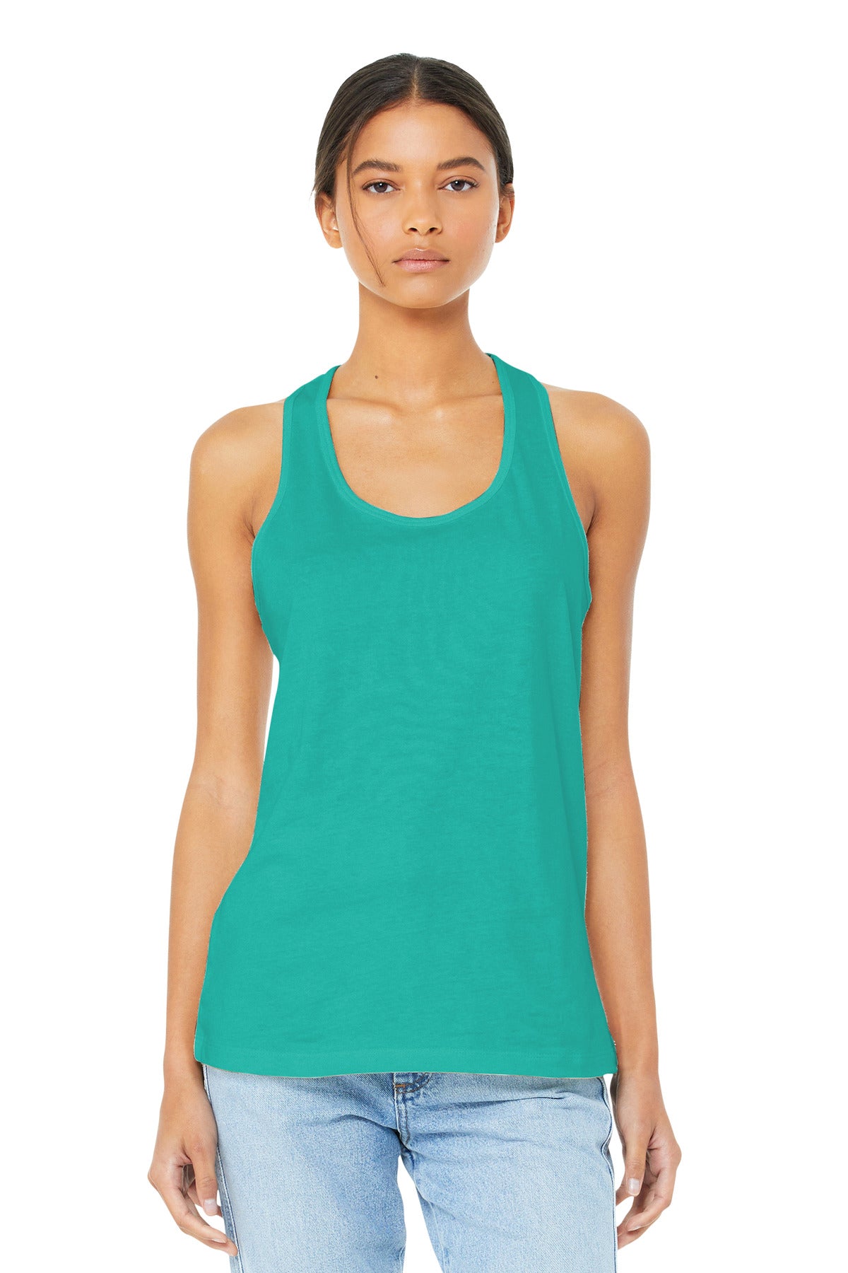 BELLA+CANVAS Women's Jersey Racerback Tank. BC6008