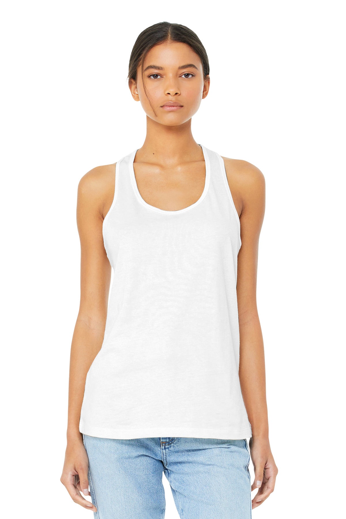 BELLA+CANVAS Women's Jersey Racerback Tank. BC6008