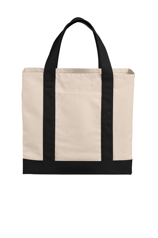 Port Authority Cotton Canvas Two-Tone Tote BG429