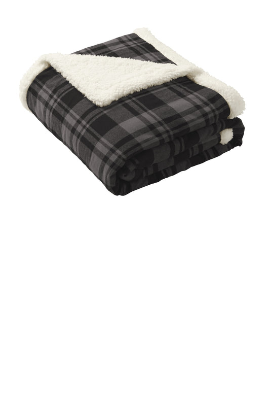 Port Authority Flannel Sherpa Blanket. BP43