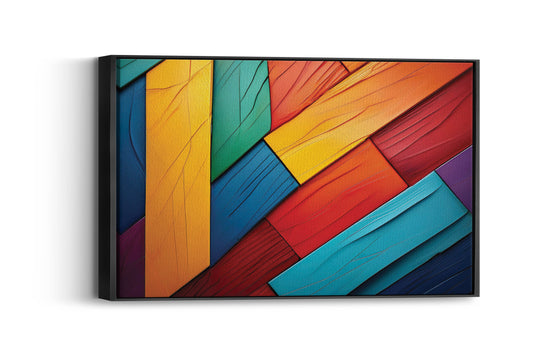 Bold Vibrant Geometric Block