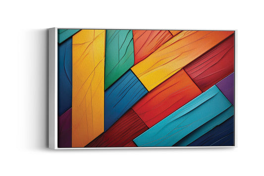 Bold Vibrant Geometric Block
