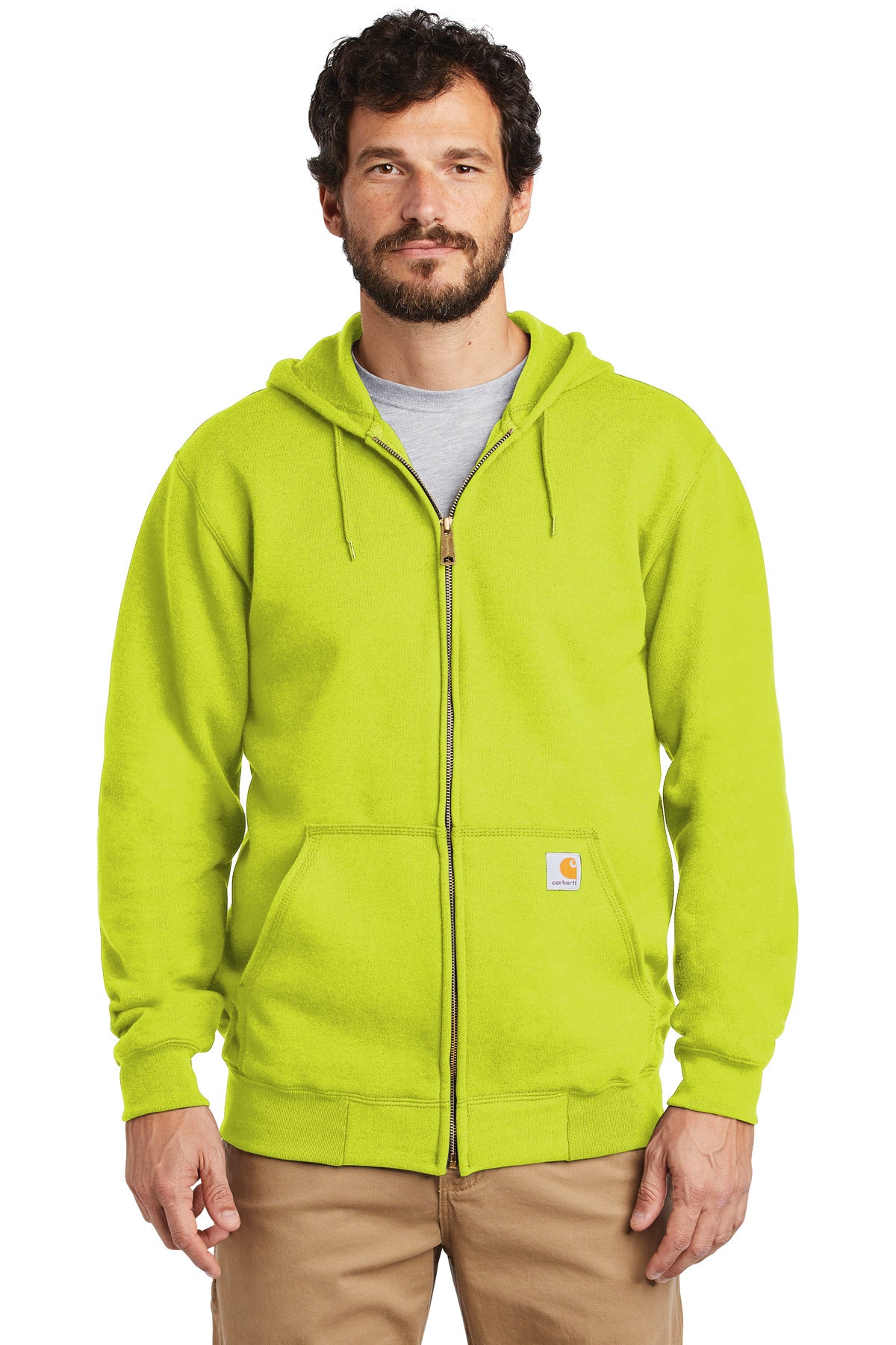 Carhartt Midweight Hooded Zip-Front Sweatshirt. CTK122