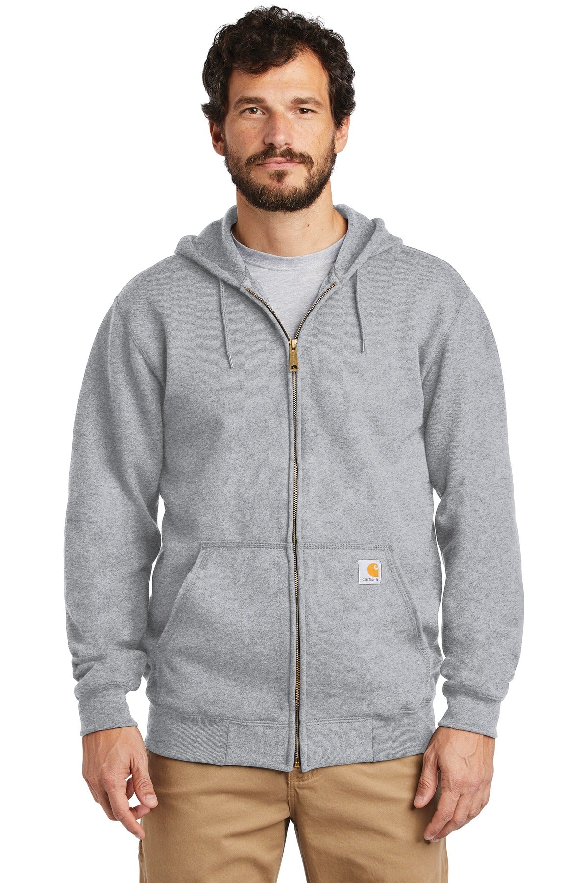 Carhartt Midweight Hooded Zip-Front Sweatshirt. CTK122