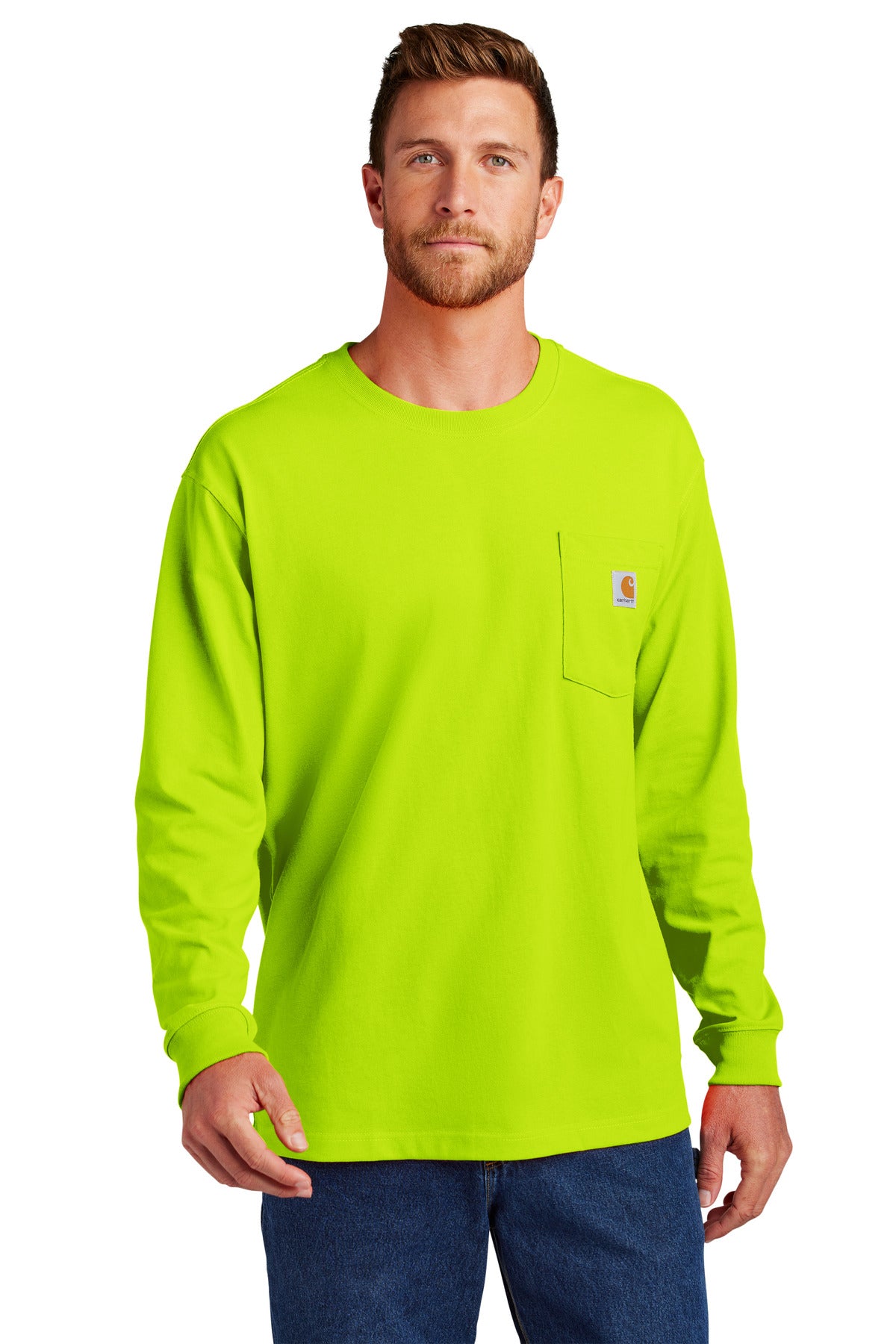 Carhartt Workwear Pocket Long Sleeve T-Shirt. CTK126