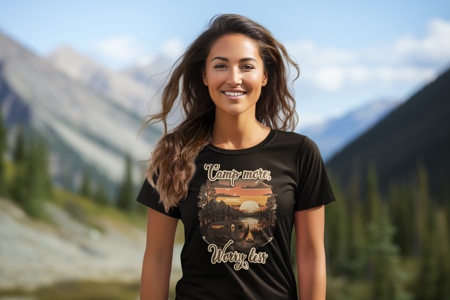 Camping Shirt - Camp More, Worry Less