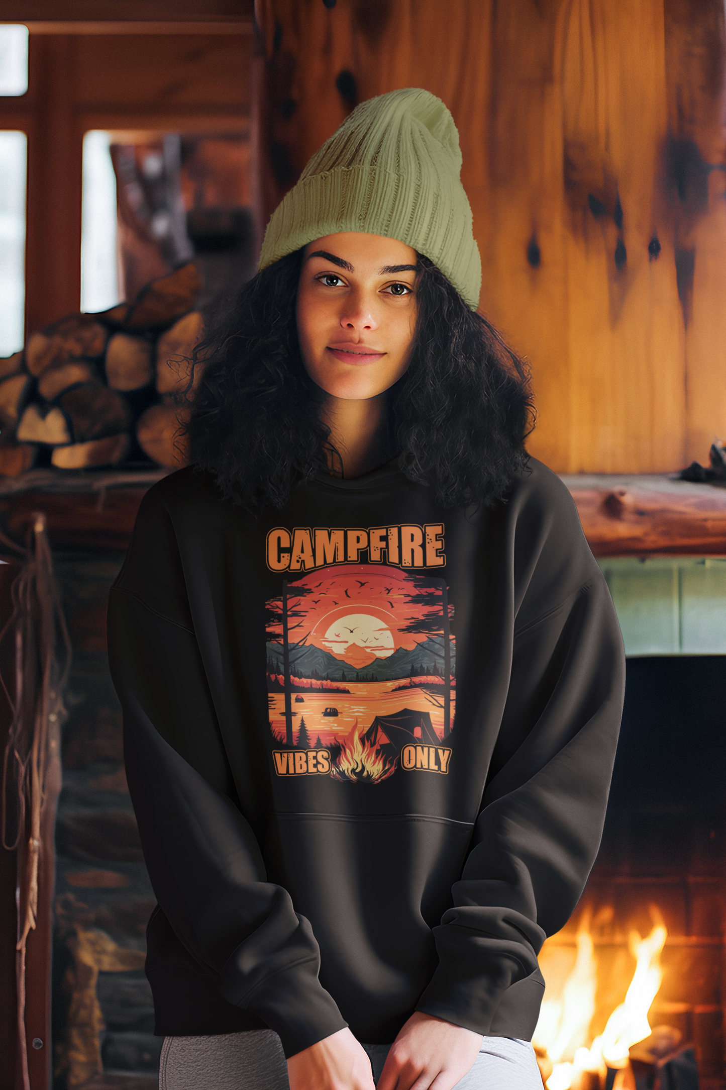 Camping Shirt - Campfire Vibes only