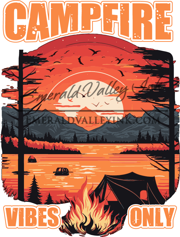 Camping Shirt - Campfire Vibes only