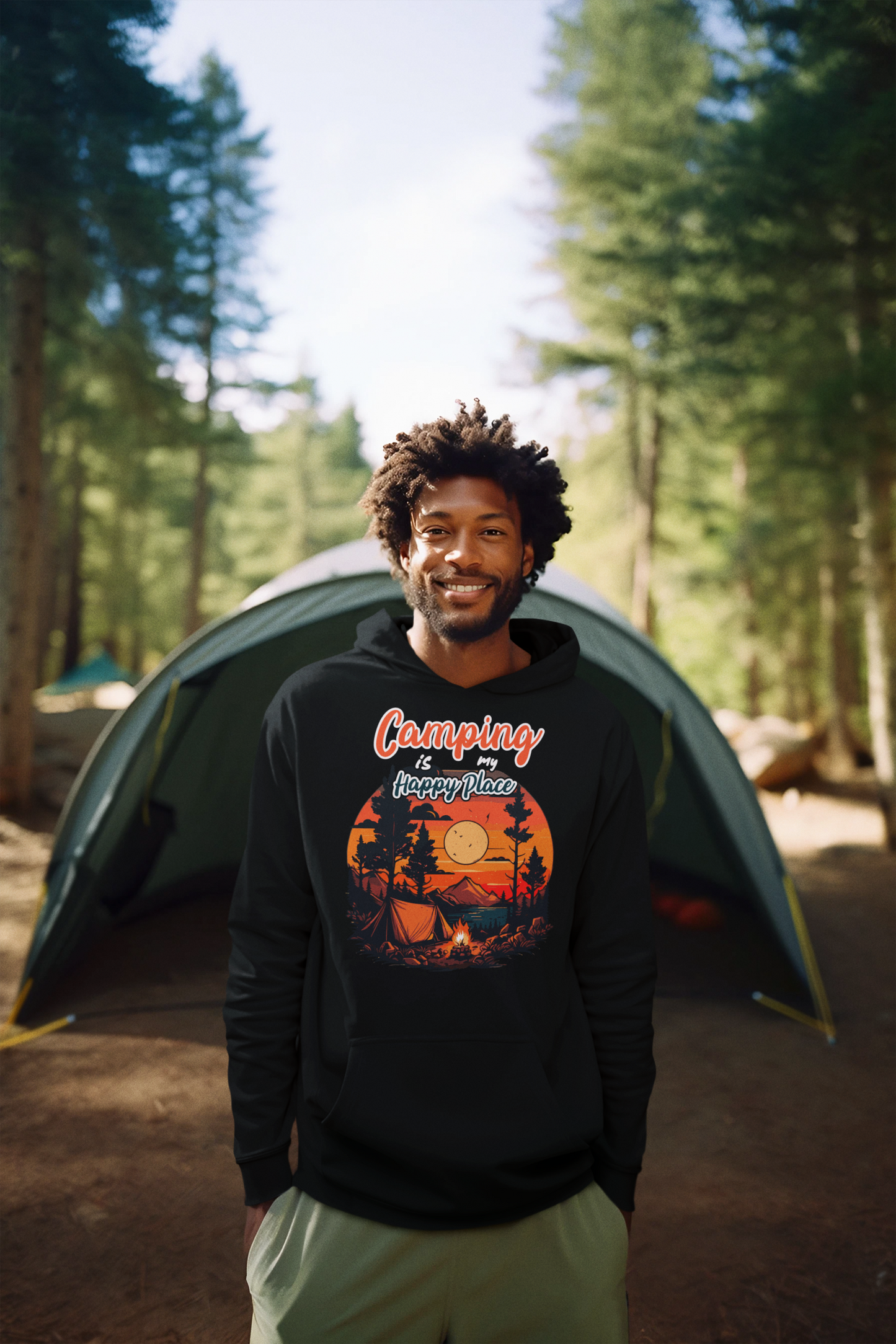 Camping Shirt - Camping is my Happy Place