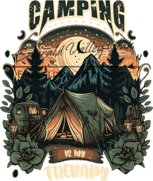 Camping Shirt - Camping is my Theropy