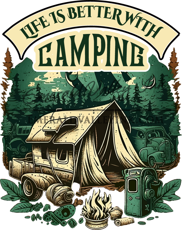 Camping Shirt - Life is Better with Camping