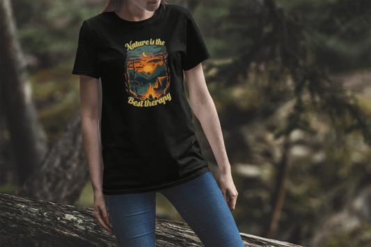 Camping Shirt -  Nature is the Best Theropy