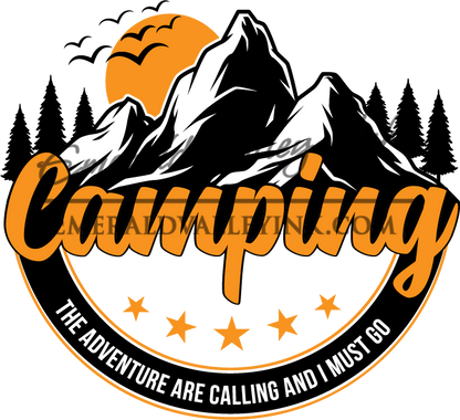 Camping Shirt - The Adventures are Calling, I must Go