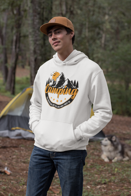 Camping Shirt - The Adventures are Calling, I must Go