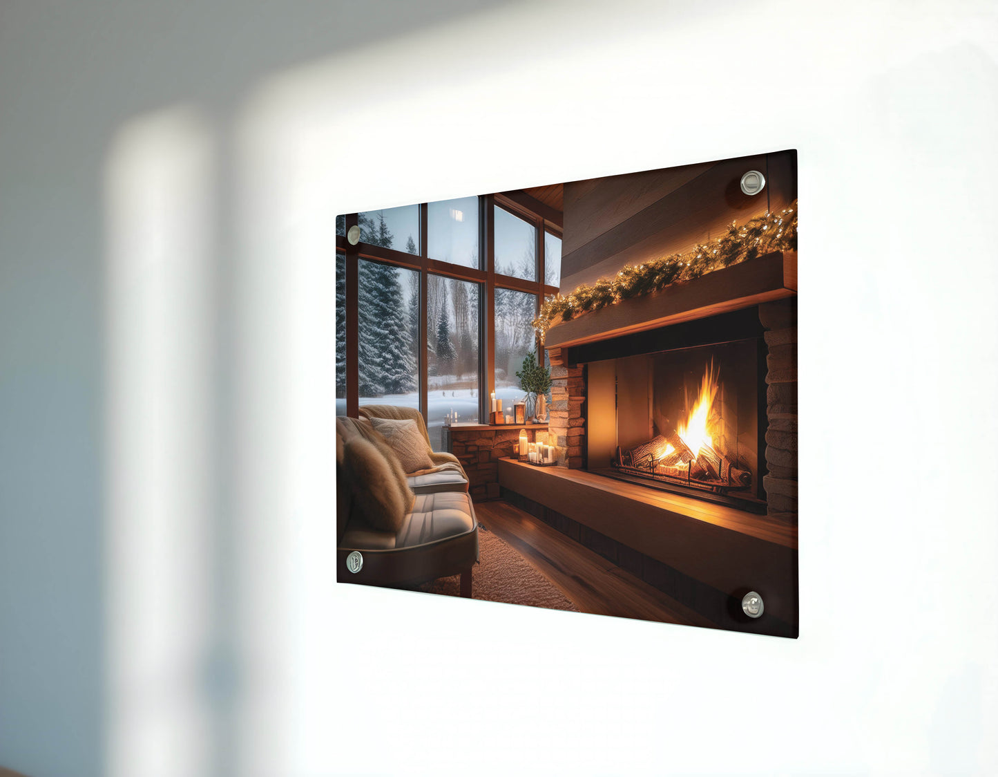 Glowing Embers- Cozy Fireside Dreams