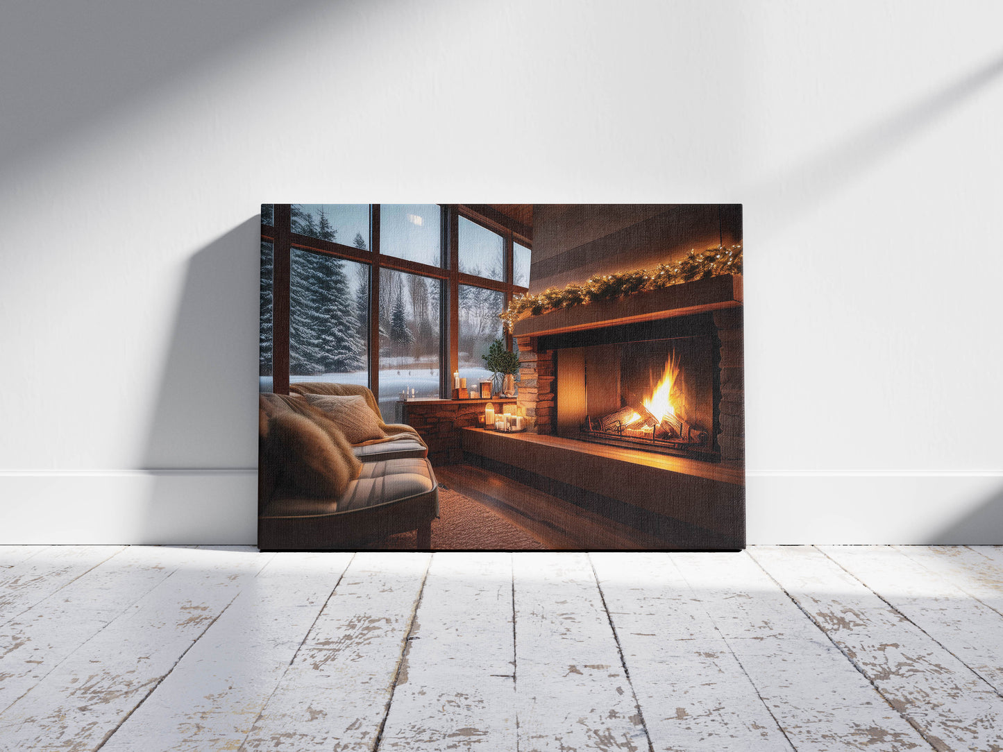 Glowing Embers- Cozy Fireside Dreams