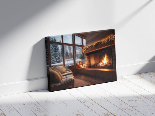 Glowing Embers- Cozy Fireside Dreams