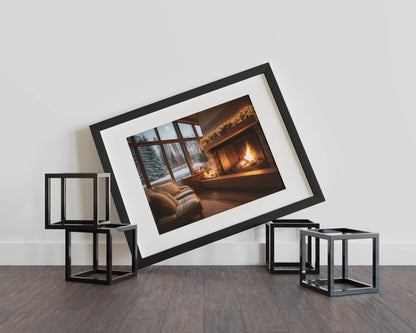Glowing Embers- Cozy Fireside Dreams