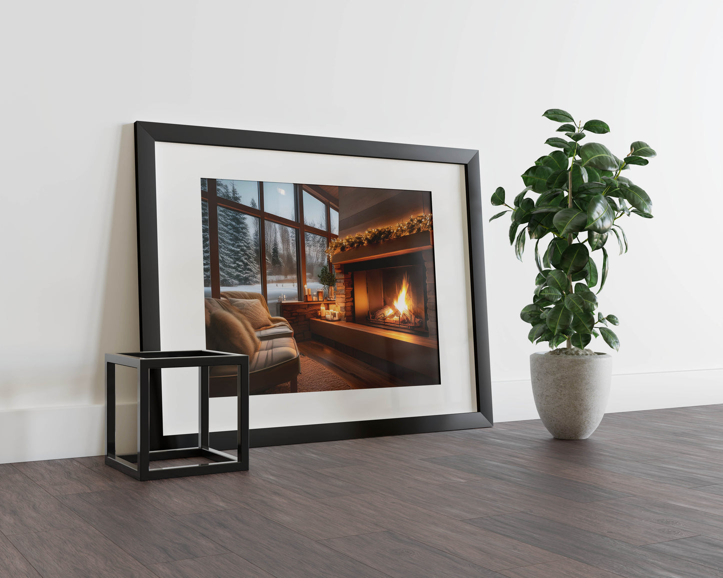 Glowing Embers- Cozy Fireside Dreams