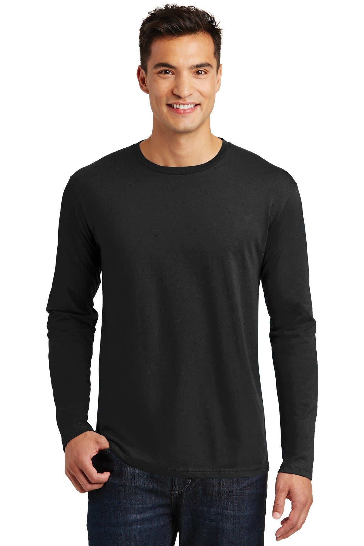 District Perfect Weight Long Sleeve Tee. DT105