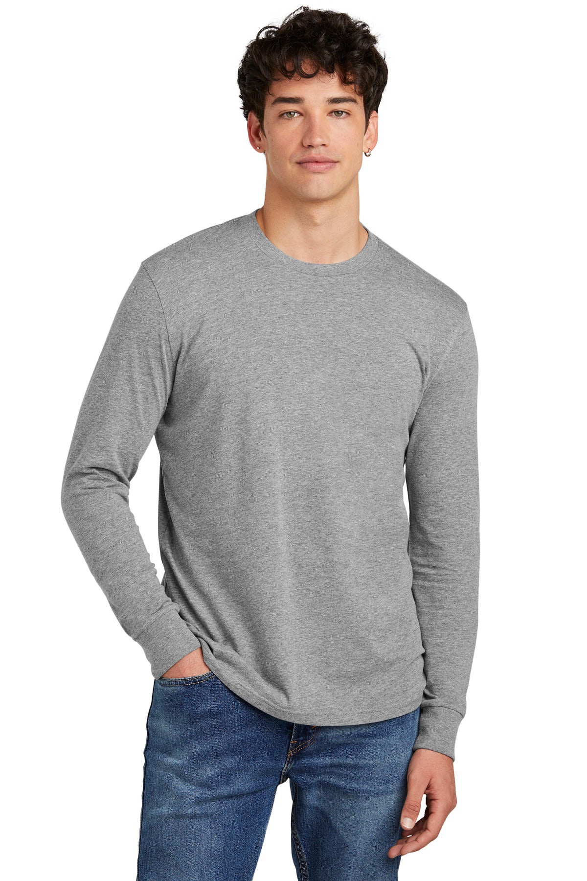 District Perfect Blend CVC Long Sleeve Tee DT109