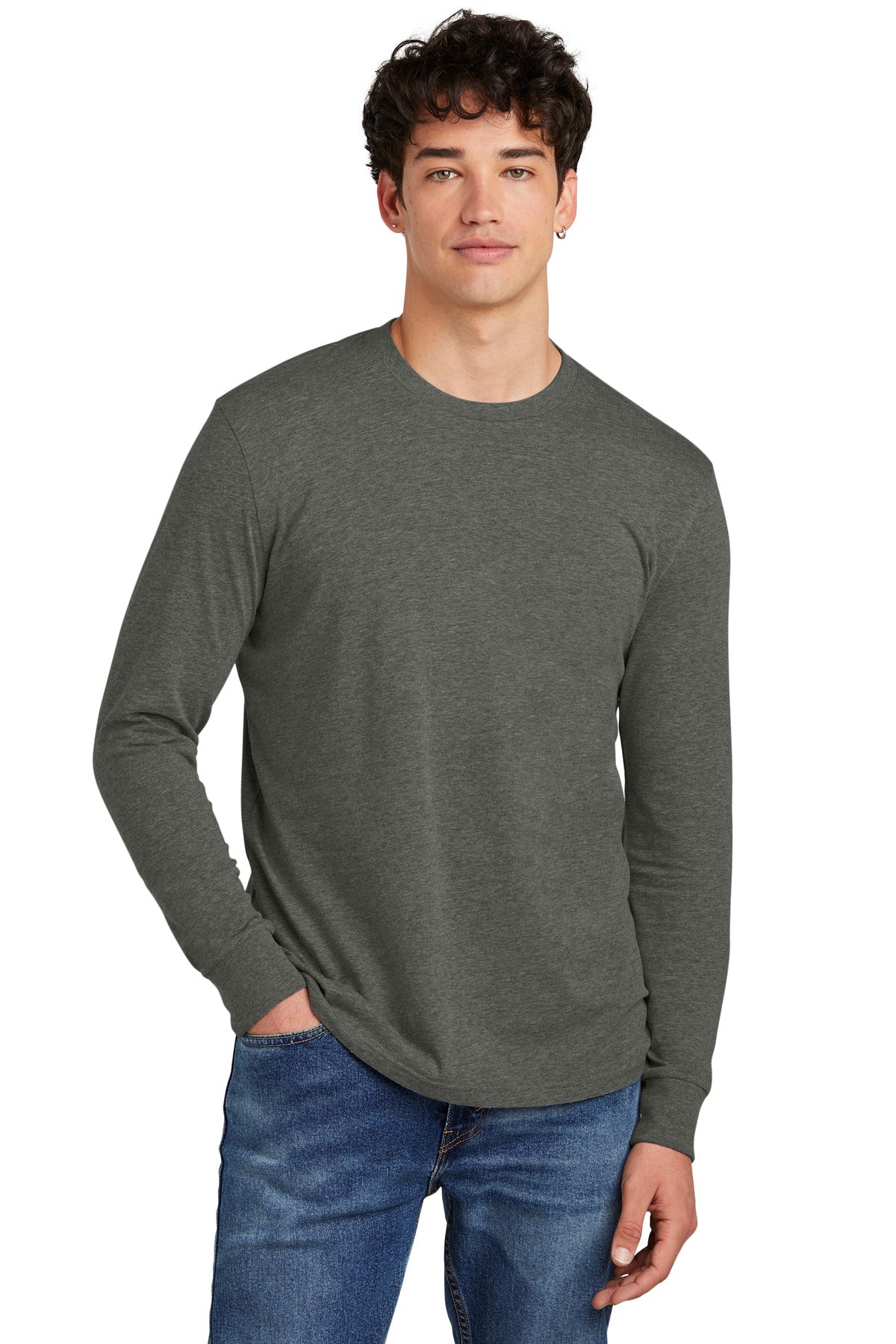 District Perfect Blend CVC Long Sleeve Tee DT109