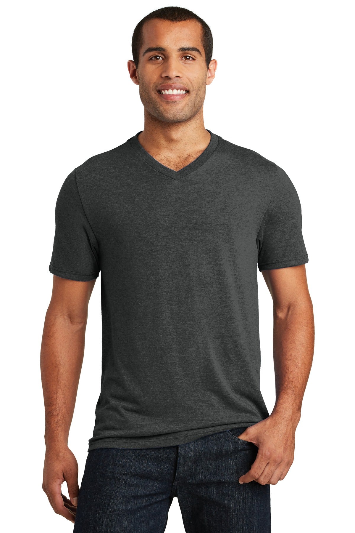 District   Perfect Tri V-Neck Tee. DT1350